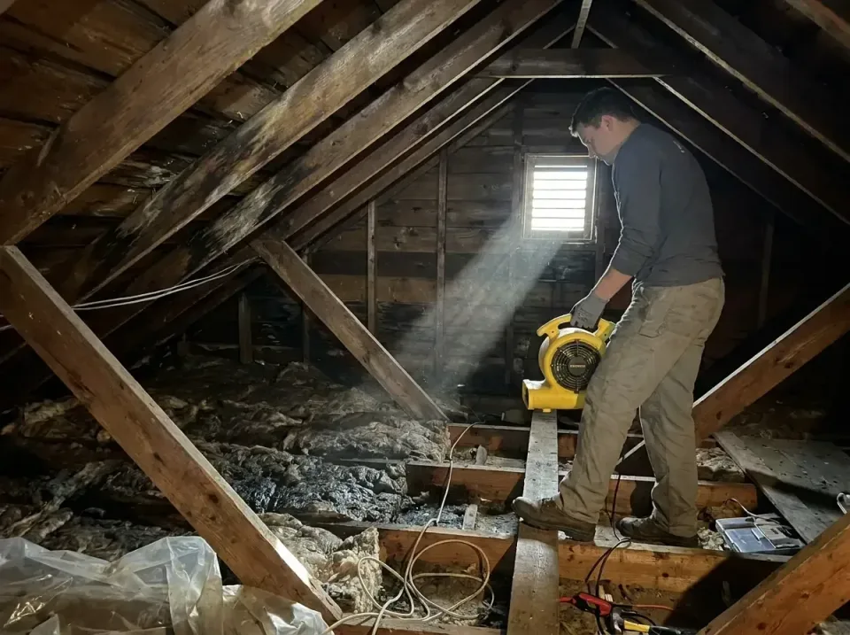 attic-water-damage-drying-proc-007 — frequently asked questions, Emergency Water Extraction & 24/7 Flood Response in Temple…